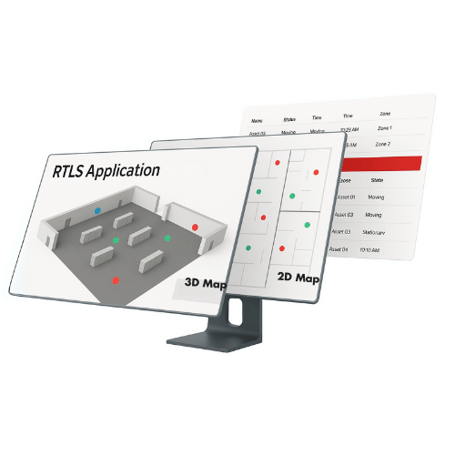 RTLS positioning map